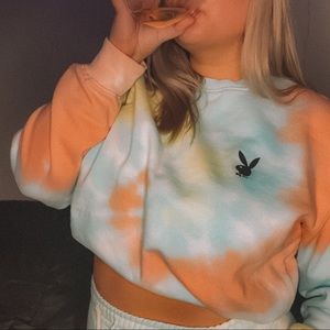 Misguided x Playboy the dye crew neck